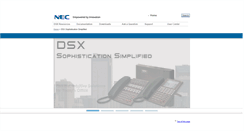 Desktop Screenshot of necdsx.com