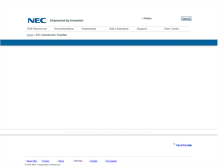 Tablet Screenshot of necdsx.com